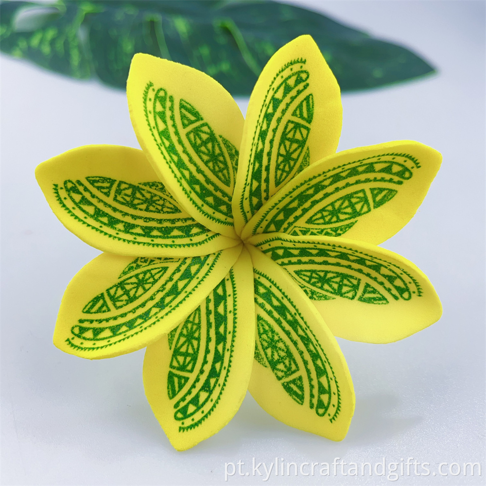 Kn Hf022 Plumeria Hair Pick